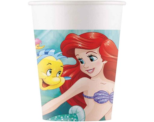 8PK 200ml ARIEL CURIOUS PAPER CUPS