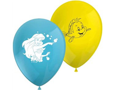 8PK ARIEL CURIOUS BALLOONS