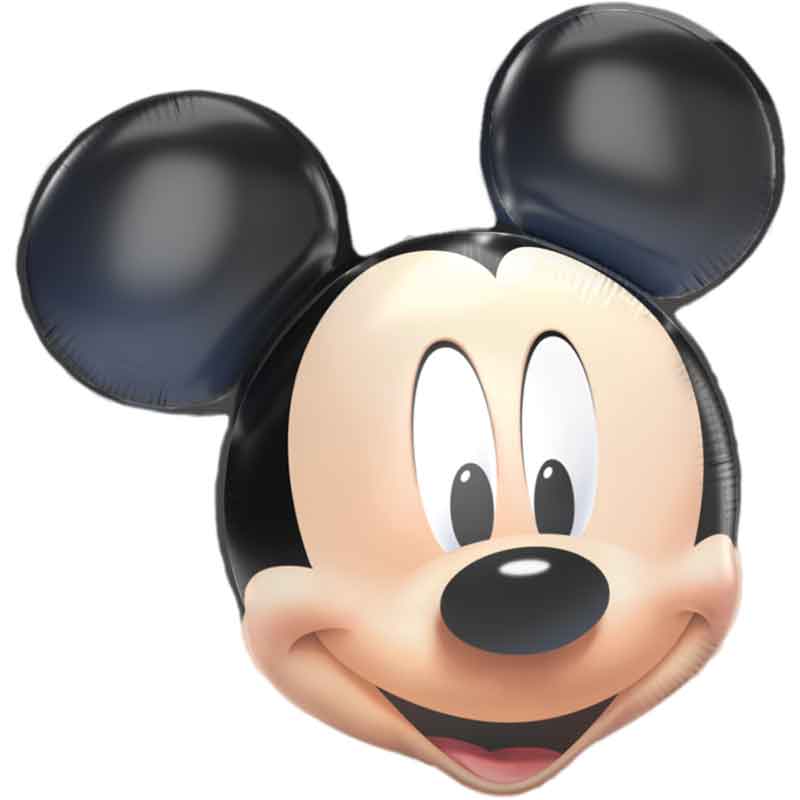 MICKEY MOUSE HEAD SHAPED FOIL BALLOON