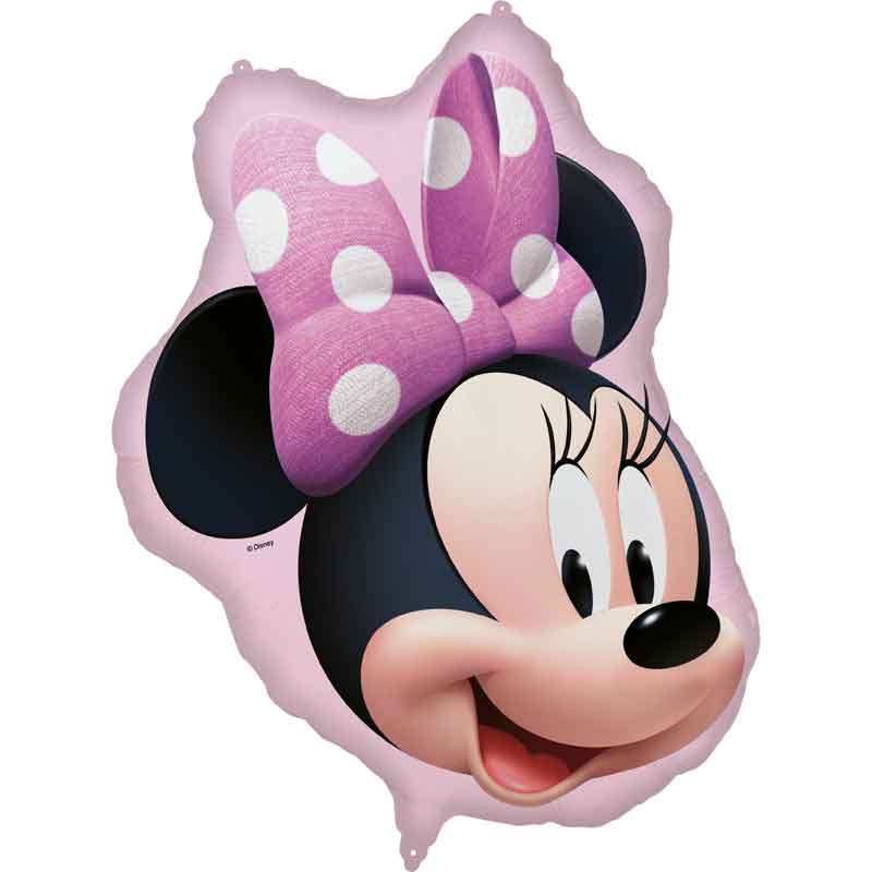 MINNIE HEAD SHAPED FOIL BALLOON