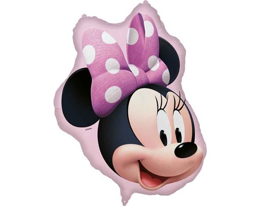 MINNIE HEAD SHAPED FOIL BALLOON