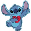 STITCH WITH HEART SHAPED FOIL BALLOON