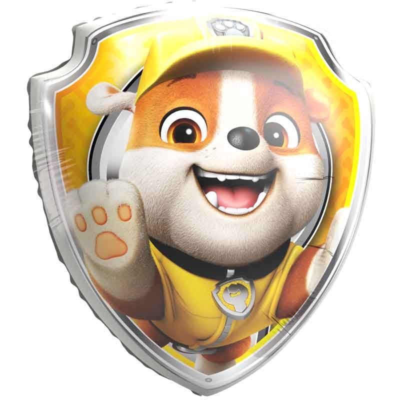 RUBBLE PAW PATROL SHAPED FOIL BALLOON
