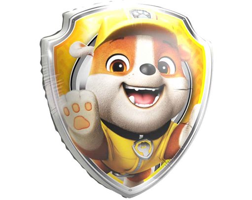 RUBBLE PAW PATROL SHAPED FOIL BALLOON