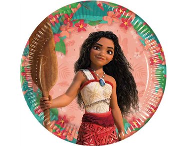 8PK 23cm MOANA II SAILING SPIRIT PAPER PLATES