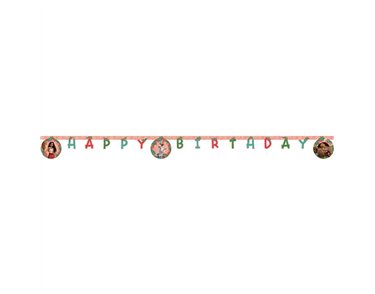 MOANA II "HAPPY BIRTHDAY" PAPER BANNER