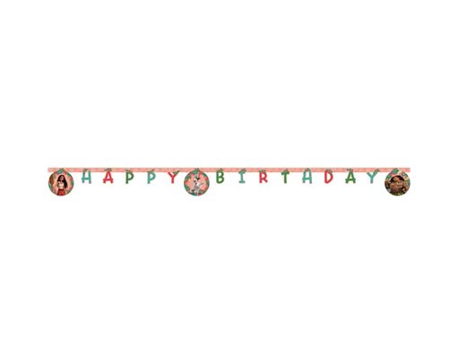 MOANA II "HAPPY BIRTHDAY" PAPER BANNER