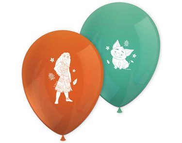 8PK MOANA II SAILING SPIRIT LATEX BALLOONS