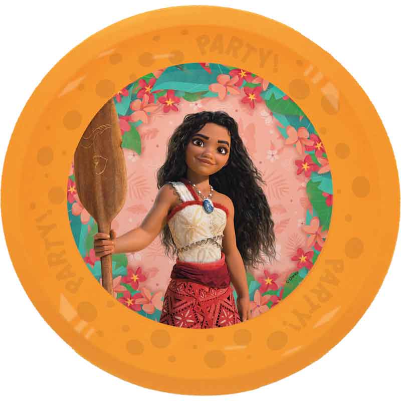4PK 21cm MOANA II SAILING SPIRIT REUSABLE PLATES