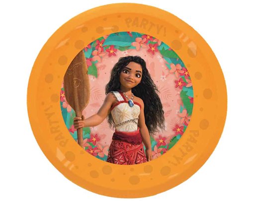 4PK 21cm MOANA II SAILING SPIRIT REUSABLE PLATES