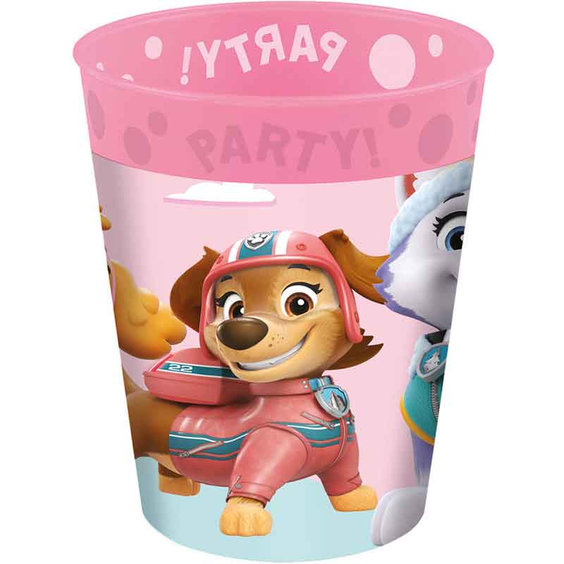4PK 250ML PAW PATROL SKYE REUSABLE CUP