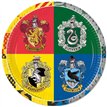 8PK 23cm HARRY POTTER HOGWARTS HOUSES PAPER PLATES