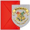 6PK HARRY POTTER HOGWARTS HOUSES INVITATIONS & ENVELOPES