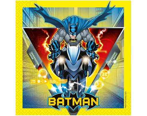 20PK BATMAN ROGUE RAGE PAPER NAPKINS