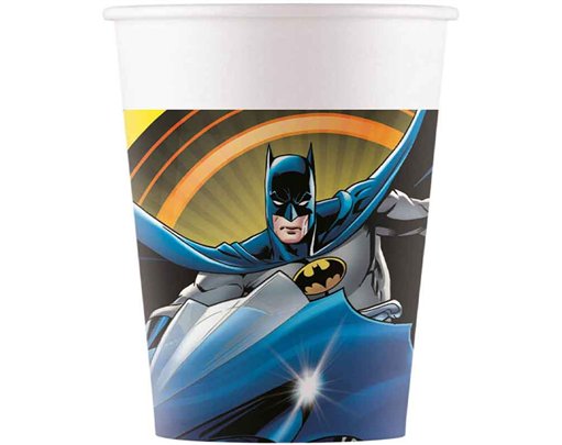 8PK 200ml BATMAN ROGUE RAGE PAPER CUPS