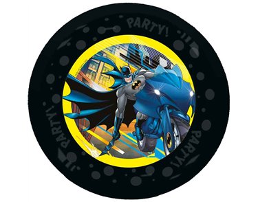 4PK 21cm BATMAN ROGUE RAGE PARTY REUSABLE PLATES