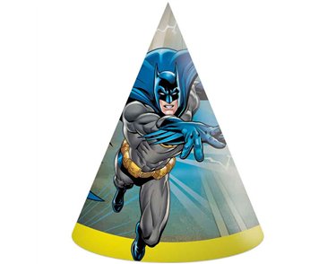 6PK BATMAN ROGUE RAGE PAPER HATS