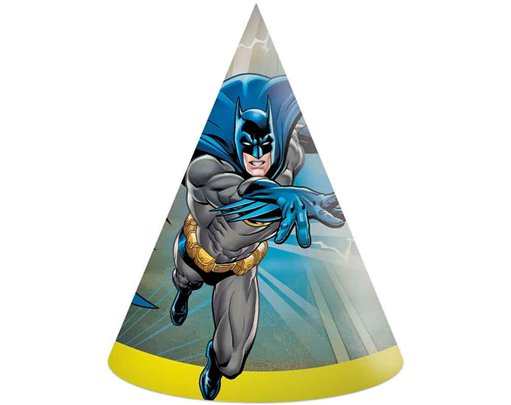 6PK BATMAN ROGUE RAGE PAPER HATS