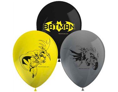 8PK BATMAN ROGUE RAGE BALLOONS