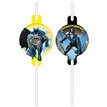 4PK BATMAN ROGUE RAGE PAPER DRINKING STRAWS