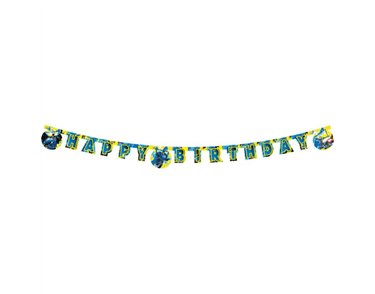 BATMAN ROGUE RAGE "HAPPY BIRTHDAY" PAPER BANNER