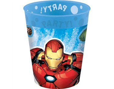 4PK 250ml AVENGERS EVERGREEN PARTY REUSABLE CUPS