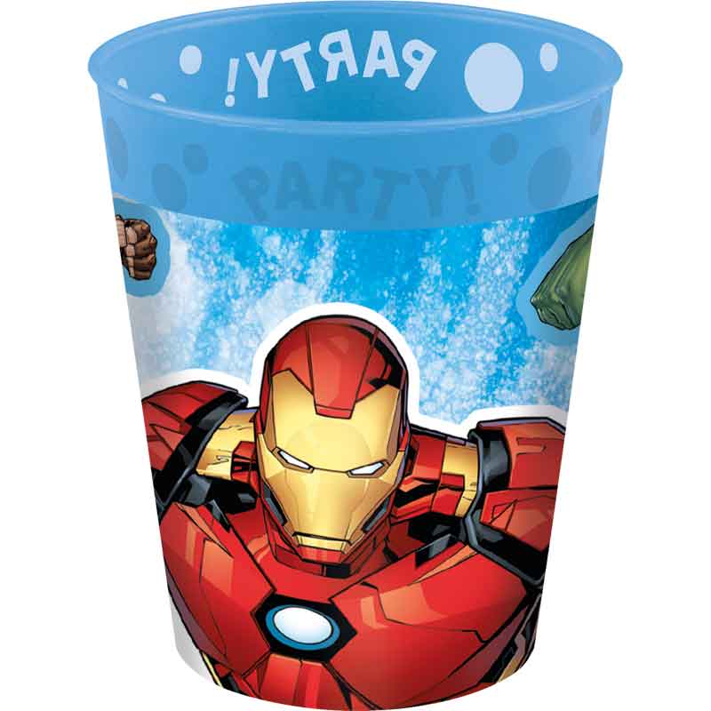 4PK 250ml AVENGERS EVERGREEN PARTY REUSABLE CUPS