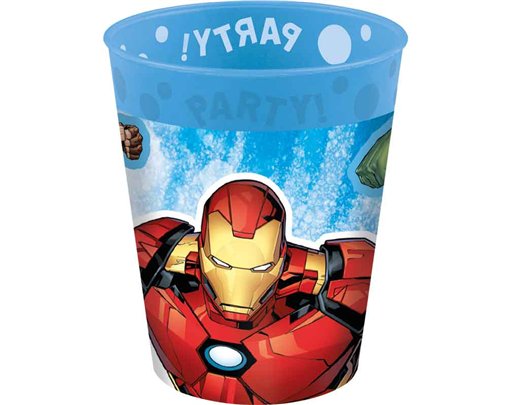 4PK 250ml AVENGERS EVERGREEN PARTY REUSABLE CUPS