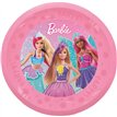 4PK 21cm BARBIE FANTASY PARTY REUSABLE PLATES