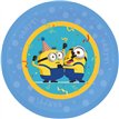 4PK 21cm MINIONS: THE RISE OF GRU PARTY REUSABLE PLATES