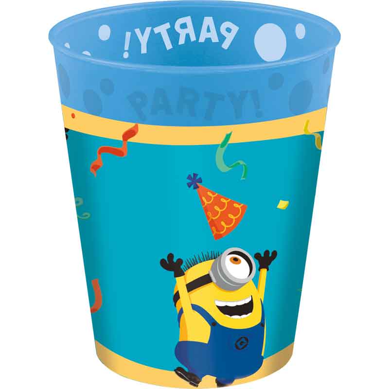 4PK 250ml MINIONS: THE RISE OF GRU PARTY REUSABLE CUPS