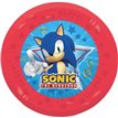 4PK 21cm SONIC SPEED PARTY REUSABLE PLATES