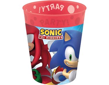 4PK 250ml SONIC SPEED PARTY REUSABLE CUPS