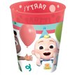 4pk 250ml COCOMELON BIRTHDAY PARTY REUSABLE CUPS