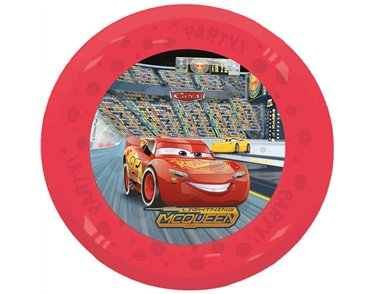 4PK 21cm CARS  PARTY REUSABLE PLATES