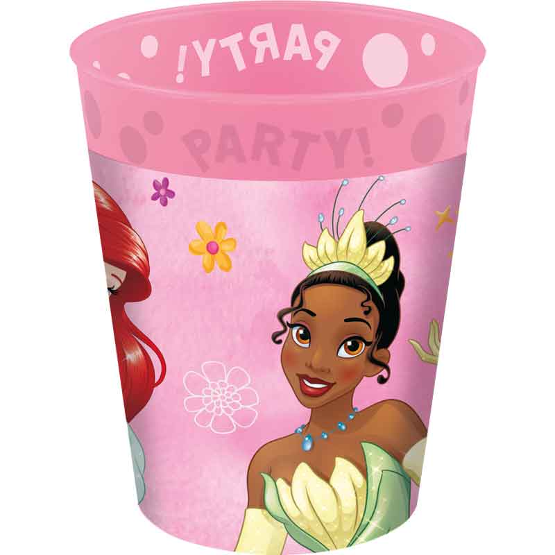 4PK 250ml PRINCESS LIVE YOUR STORY PARTY REUSABLE CUPS
