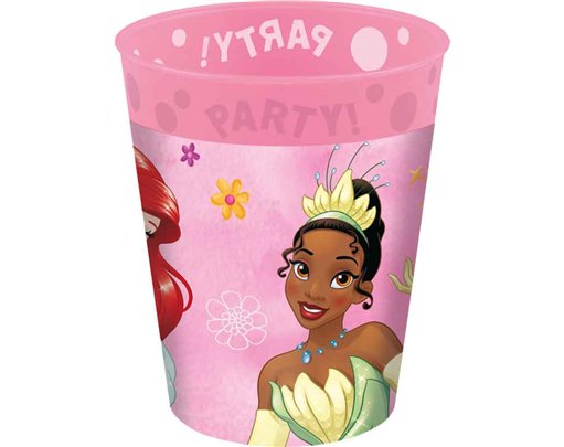 4PK 250ml PRINCESS LIVE YOUR STORY PARTY REUSABLE CUPS