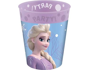 4PK 21cm FROZEN II WIND SPIRIT PARTY REUSABLE CUPS