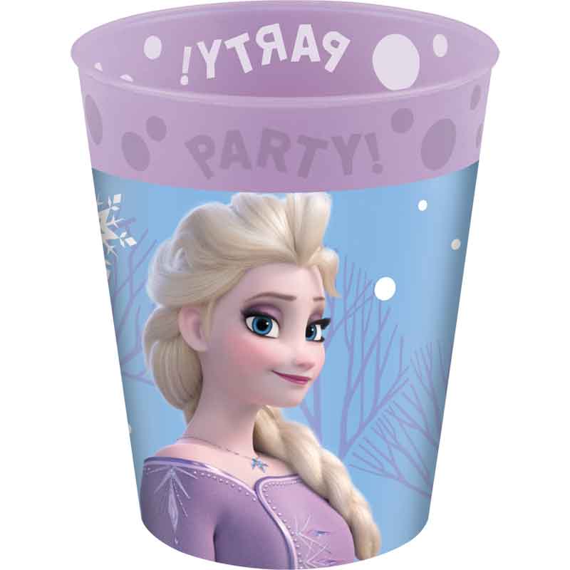 4PK 21cm FROZEN II WIND SPIRIT PARTY REUSABLE CUPS