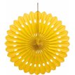 16IN YELLOW DECORATIVE FAN