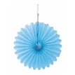 3PK 6in POWDER BLUE DECORATIVE FANS
