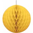 8IN SUNFLOWER YELLOW HONEYCOMB BALL