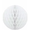 8IN WHITE HONEYCOMB BALL