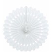 16IN WHITE DECORATIVE FAN