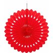 16IN RUBY RED DECORATIVE FAN