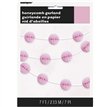 7FT MINI LOVELY PINK HONEYCOMB BALL GARLAND