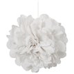(3) 9IN WHITE PUFF TISSUE DECORATION