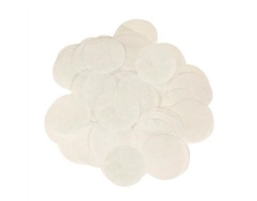 14G 15MM WHITE PAPER CONFETTI