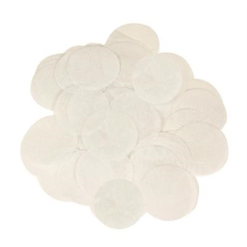 14G 15MM WHITE PAPER CONFETTI