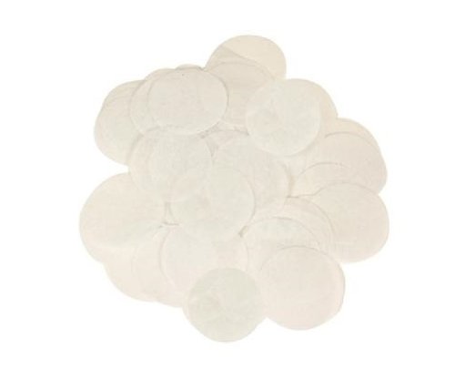 14G 15MM WHITE PAPER CONFETTI